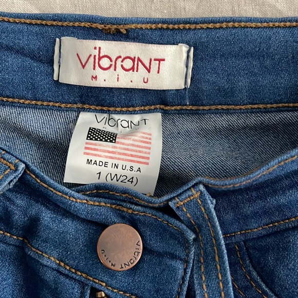 Vibrant blue high waist super stretch jean 1 24 - Picture 9 of 9